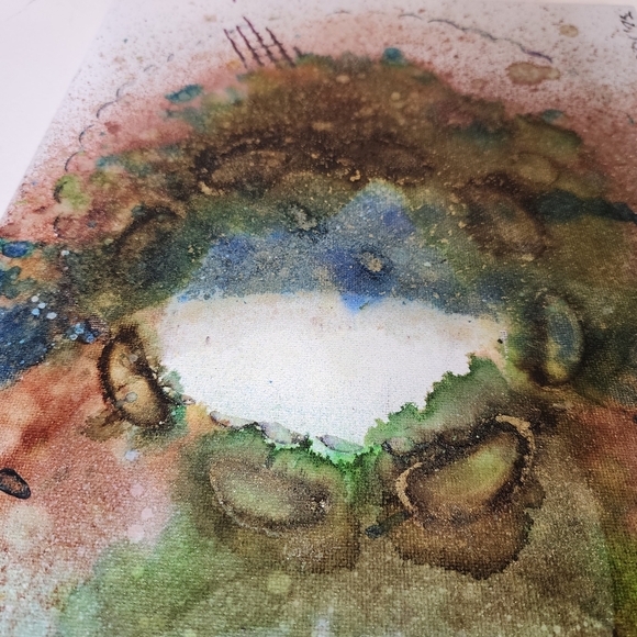 HANDCRAFTED Abstract Painting HANDPAINTED Artwork HANDMADE Wall Art Decor - Picture 17 of 17